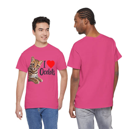 I Love Ocelots T-Shirt