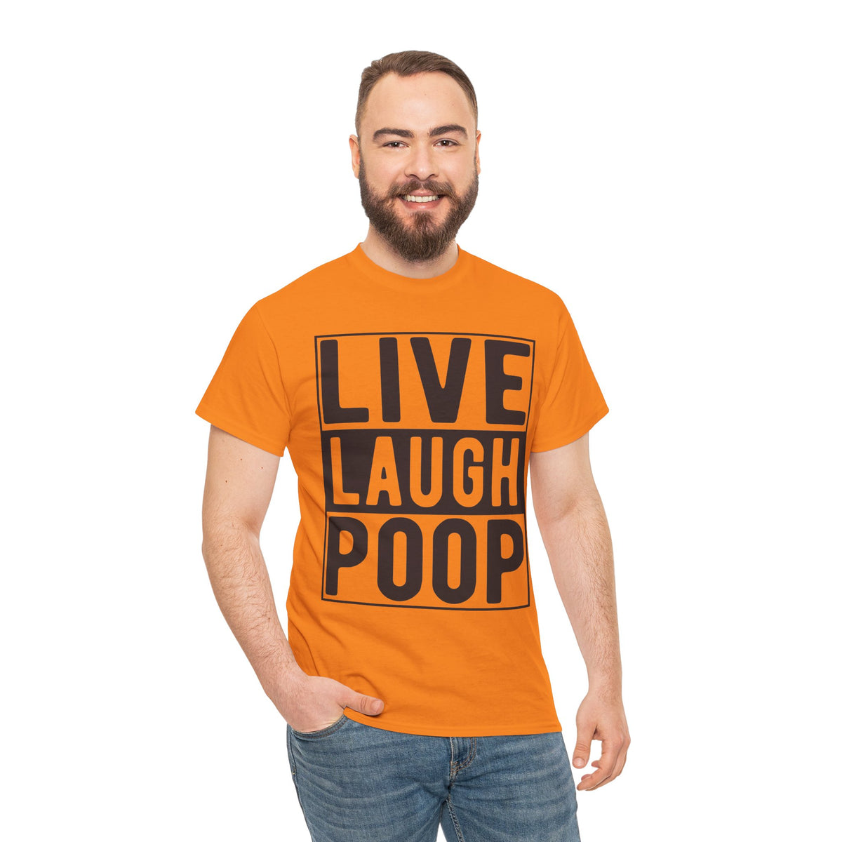 Live Laugh Poop Funny T-Shirt