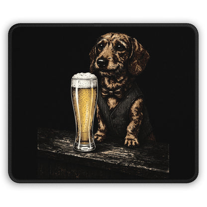 Dapper Dachshund at the Pub Mouse Pad