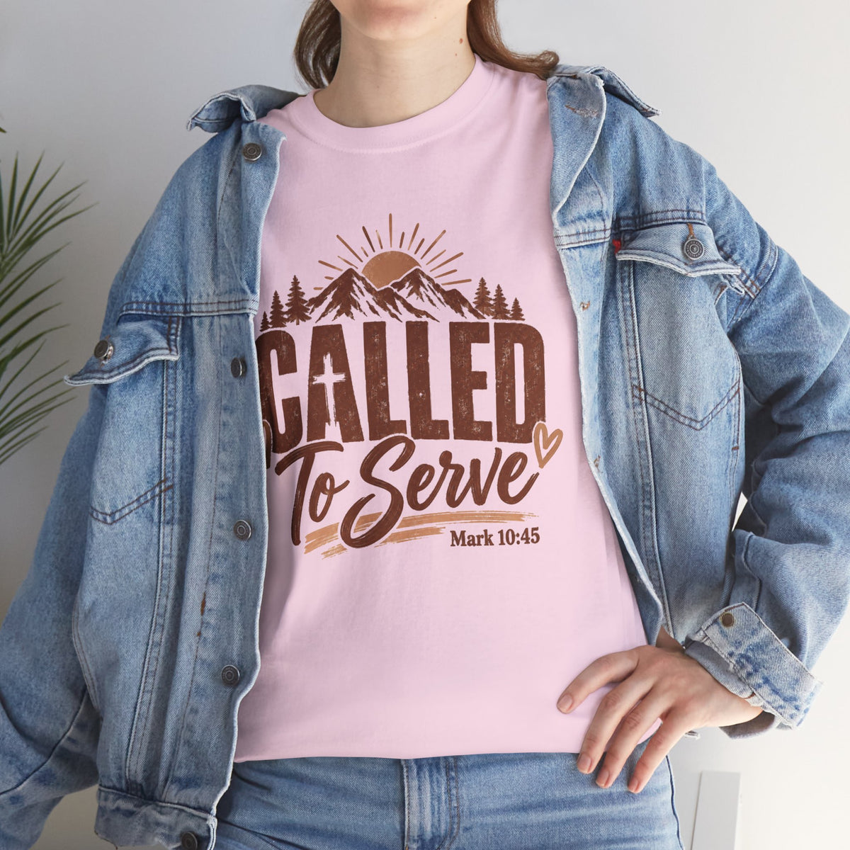 Called to Serve Mark 10:45 Christian T-Shirt