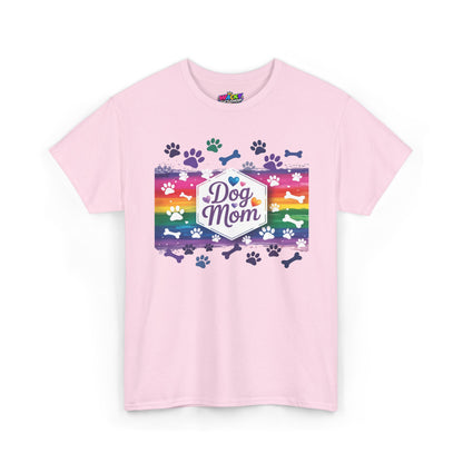 Rainbow Dog Mom T-Shirt