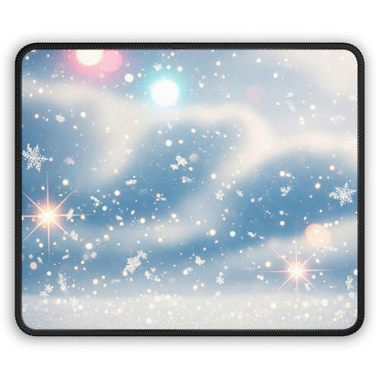 Winter Glow Snowfall Mouse Pad