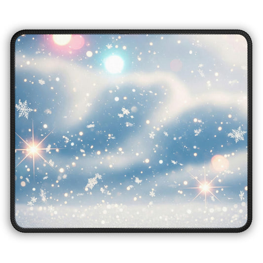 Winter Glow Snowfall Mouse Pad