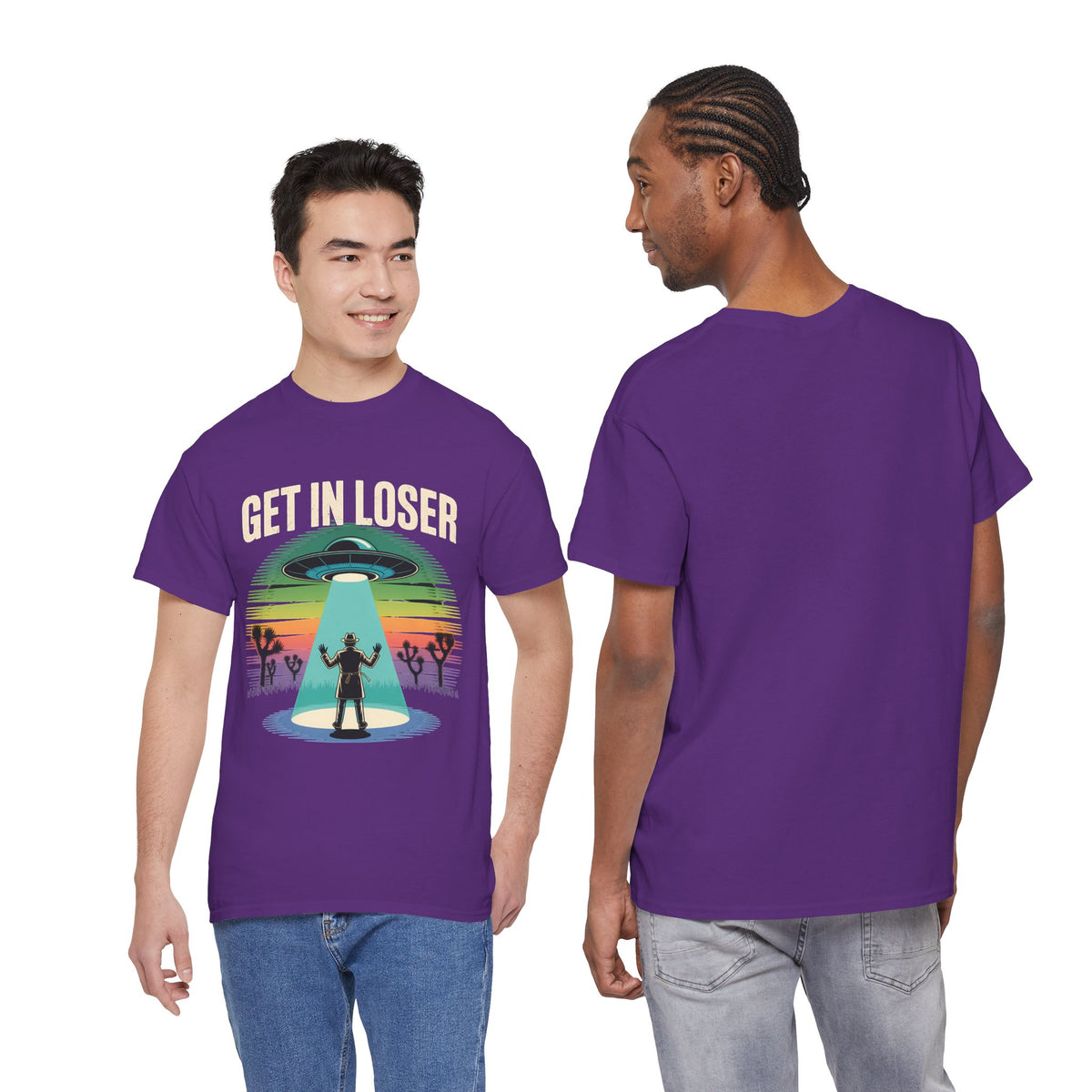 Get In Loser UFO Abduction T-Shirt