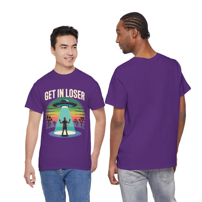 Get In Loser UFO Abduction T-Shirt