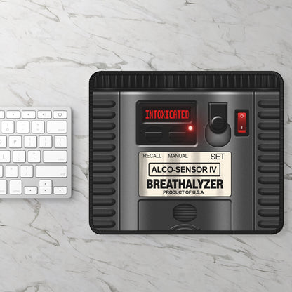 Intoxicated Breathalyzer Mouse Pad