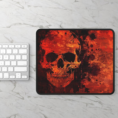 Inferno Skull Mouse Pad