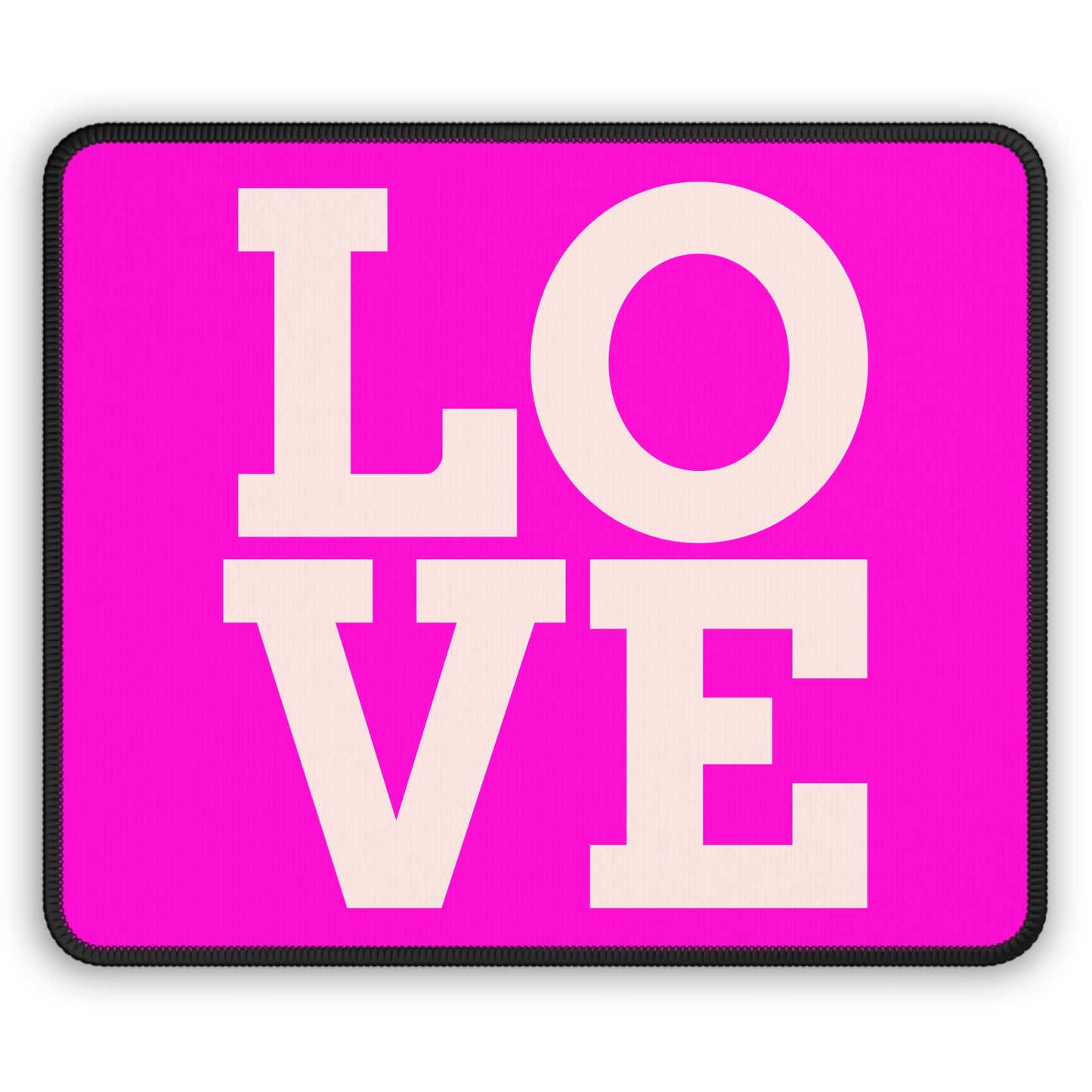 LOVE Pink Mouse Pad