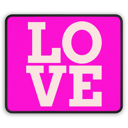 LOVE Pink Mouse Pad