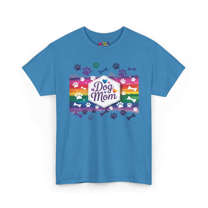 Rainbow Dog Mom T-Shirt