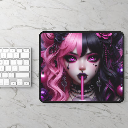 Midnight Bubble Goth Mouse Pad