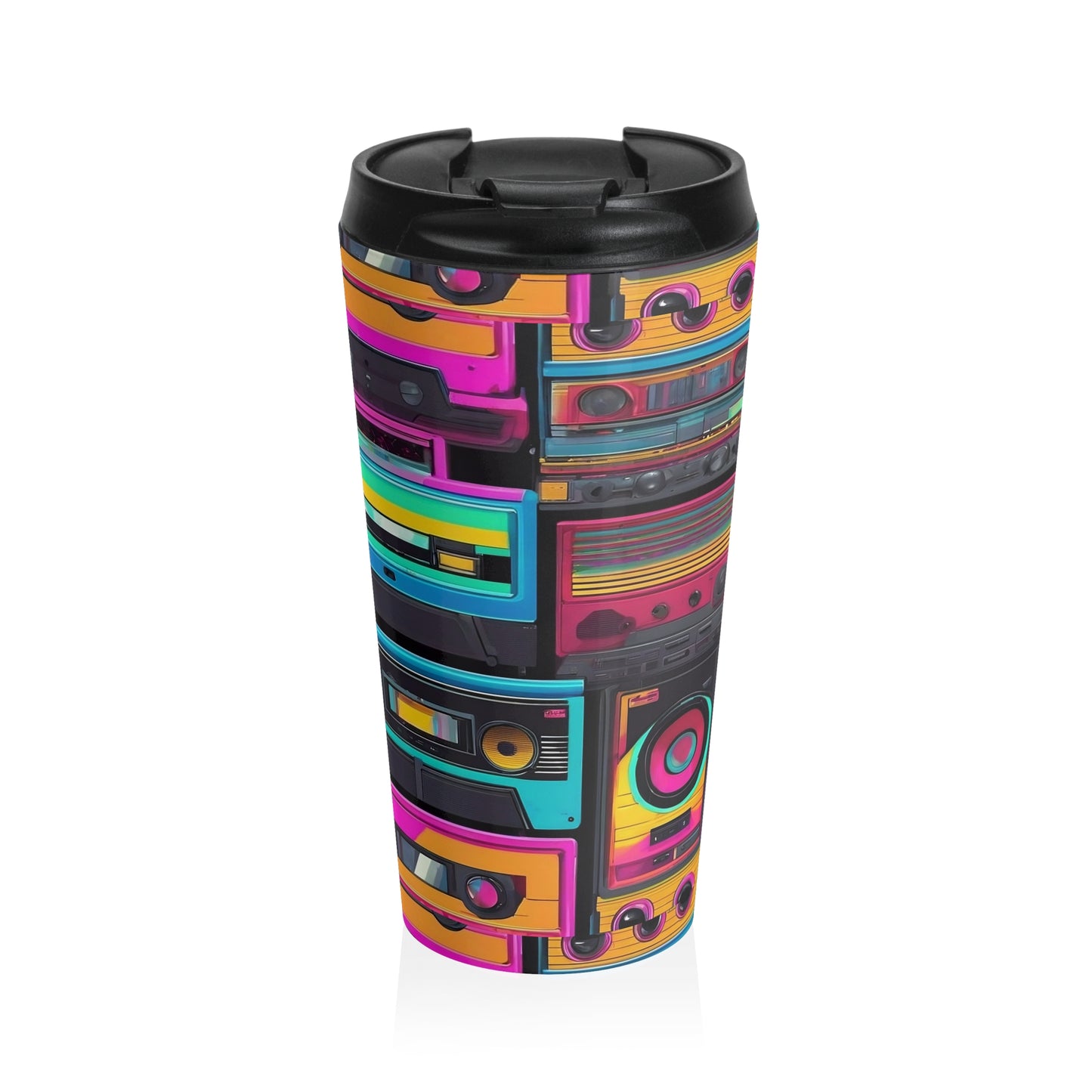 Retro Boombox Travel Mug