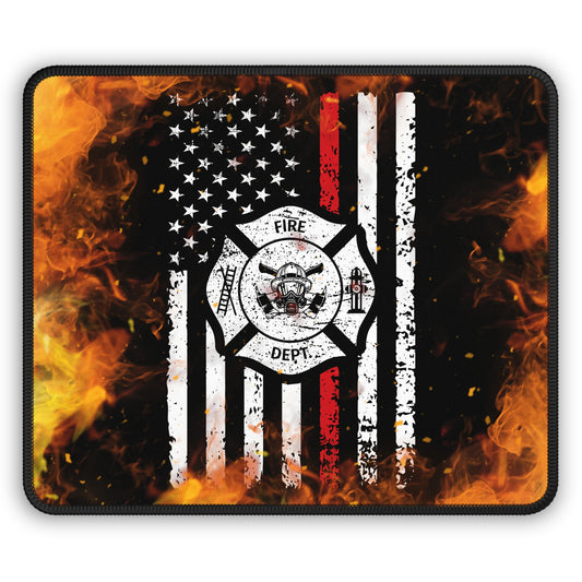 Firefighter Thin Red Line Mouse Pad