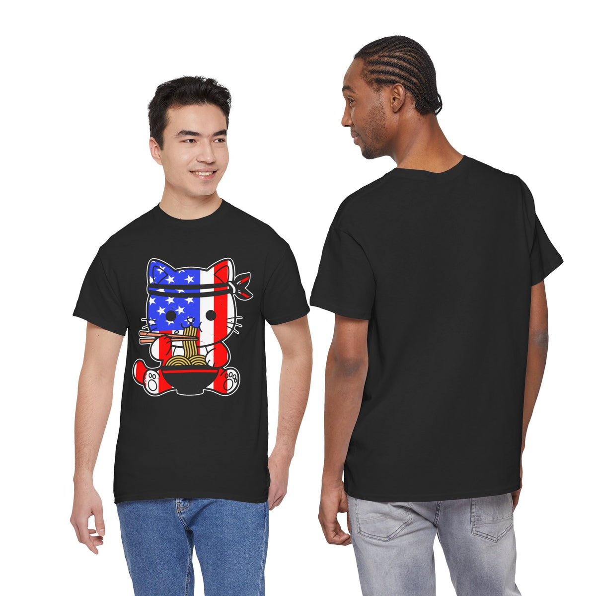 Patriotic Ramen Cat T-Shirt