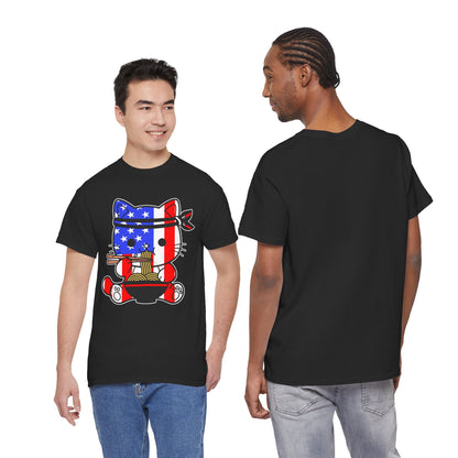 Patriotic Ramen Cat T-Shirt