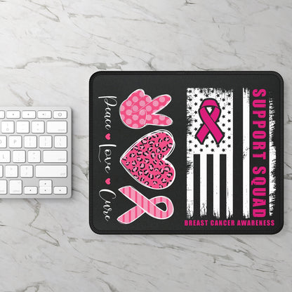 Support Squad Breast Cancer Awareness Mouse Pad