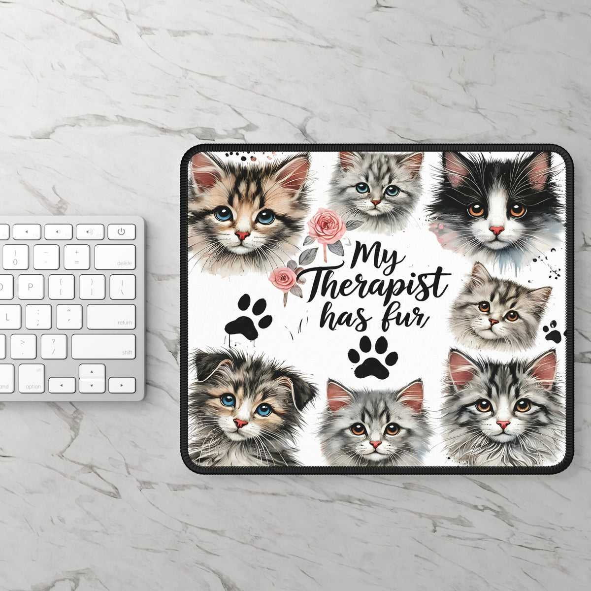 My Therapist Has Fur Mouse Pad