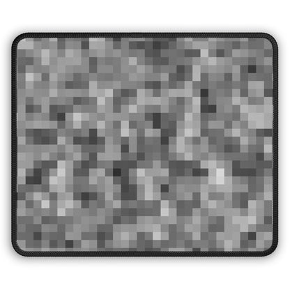 Soft Gray Pixel Mouse Pad