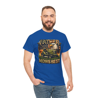Father Mows Best Lawn Mower T-Shirt