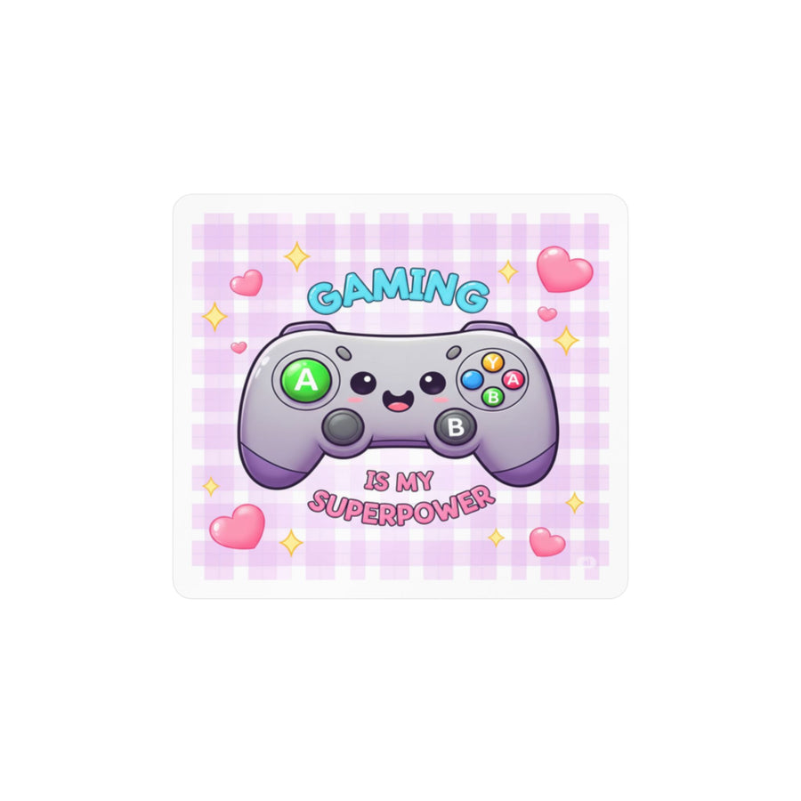 Gaming Is My Superpower Kiss-Cut Vinyl Sticker