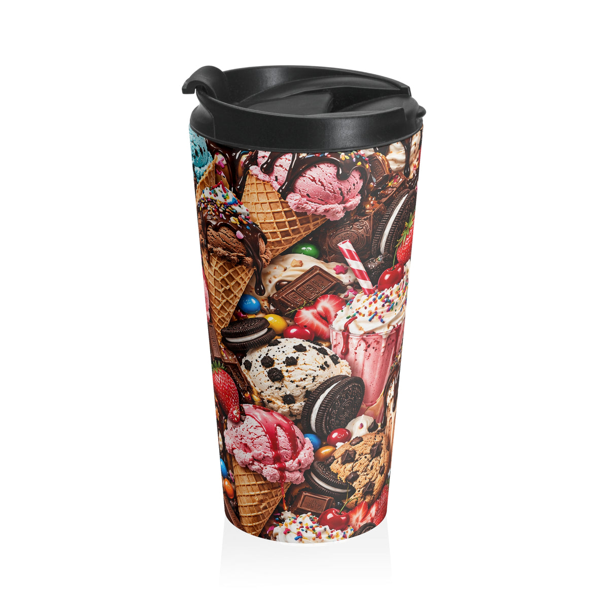 Sweet Tooth Overload Stainless Steel Travel Mug