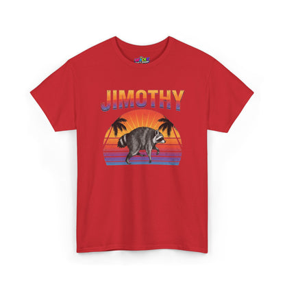 Jimothy Retro Sunset Raccoon T-Shirt