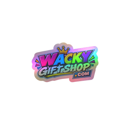 Official WackyGiftShop.com Logo Kiss-Cut Vinyl Sticker