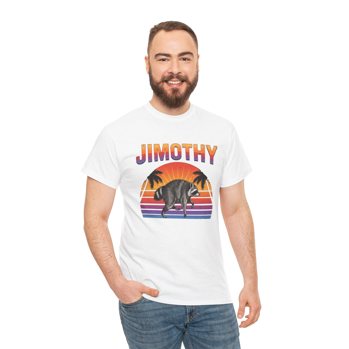 Retro Jimothy Raccoon T-Shirt