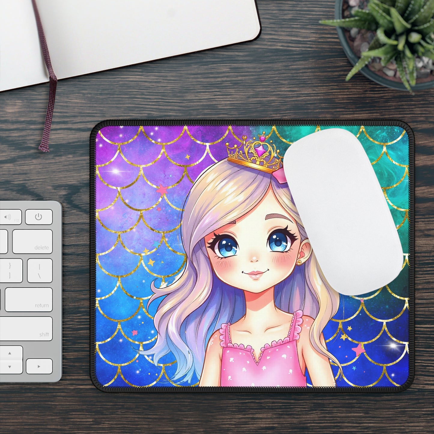 Mermaid Princess Mouse Pad