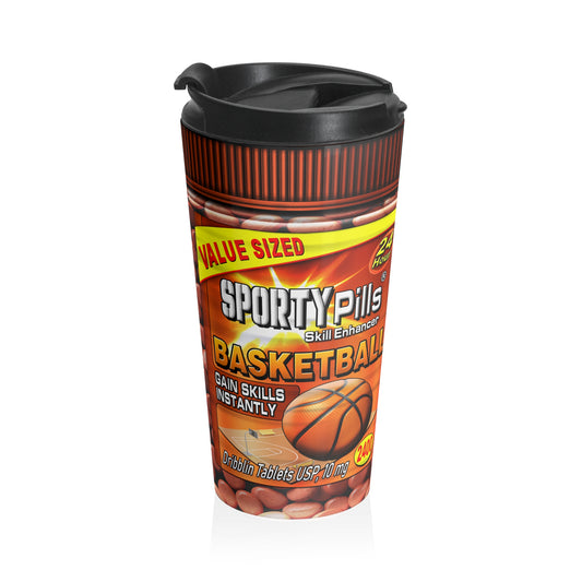 Sporty Pills Basketball Travel Mug