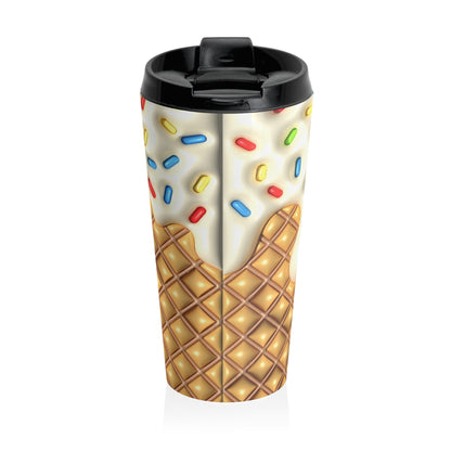 Sprinkle Cone Chaos Stainless Steel Travel Mug