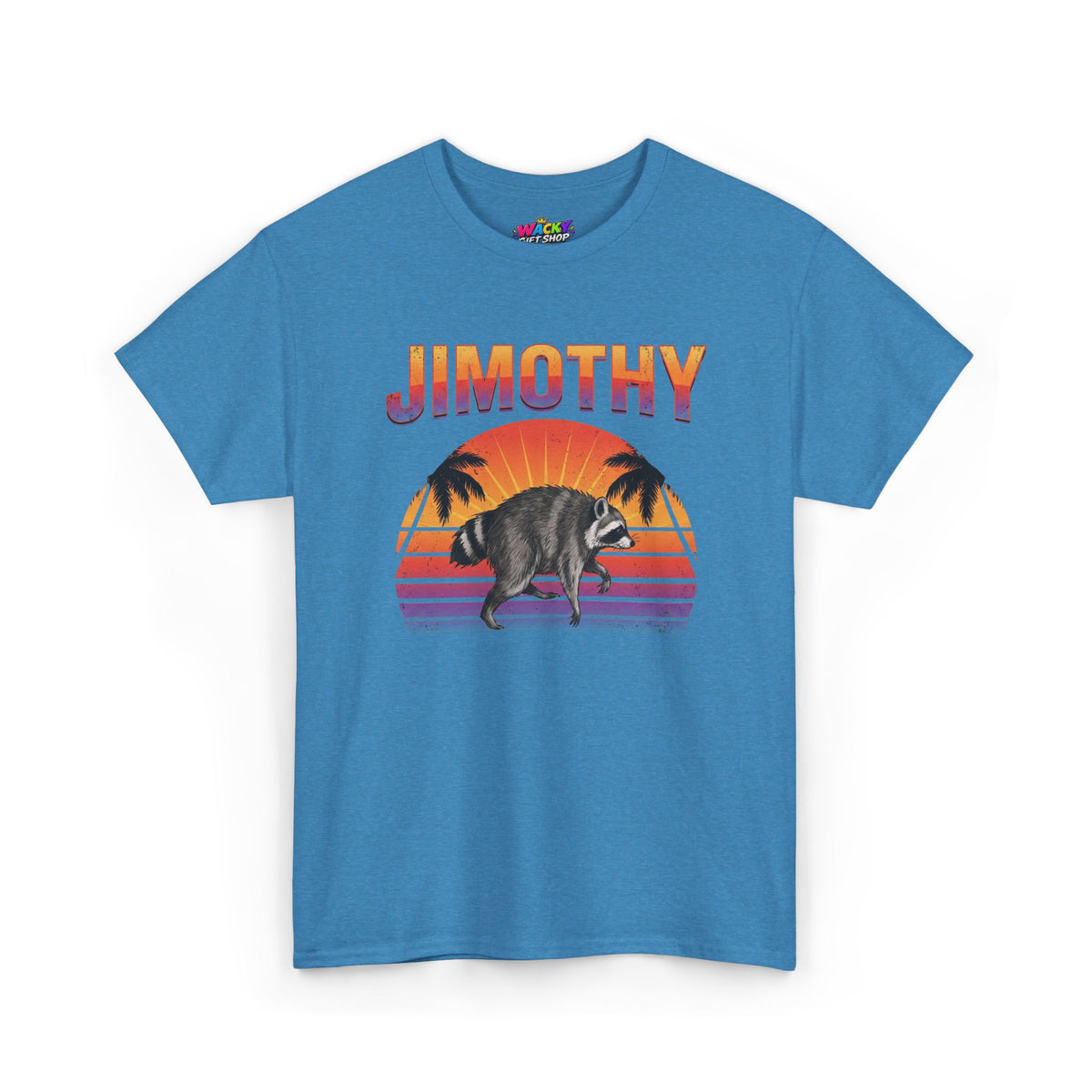 Jimothy Retro Sunset Raccoon T-Shirt