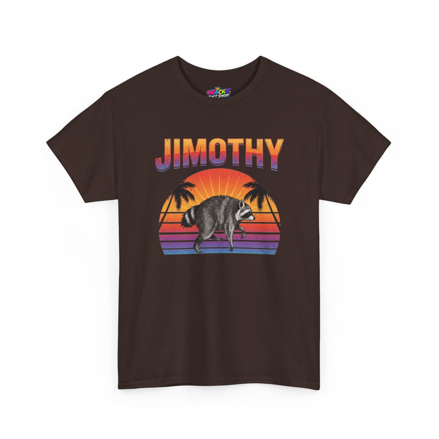 Jimothy Retro Sunset Raccoon T-Shirt