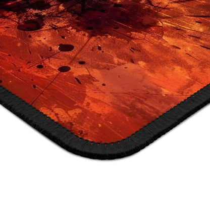 Crimson Chaos Skull Mouse Pad