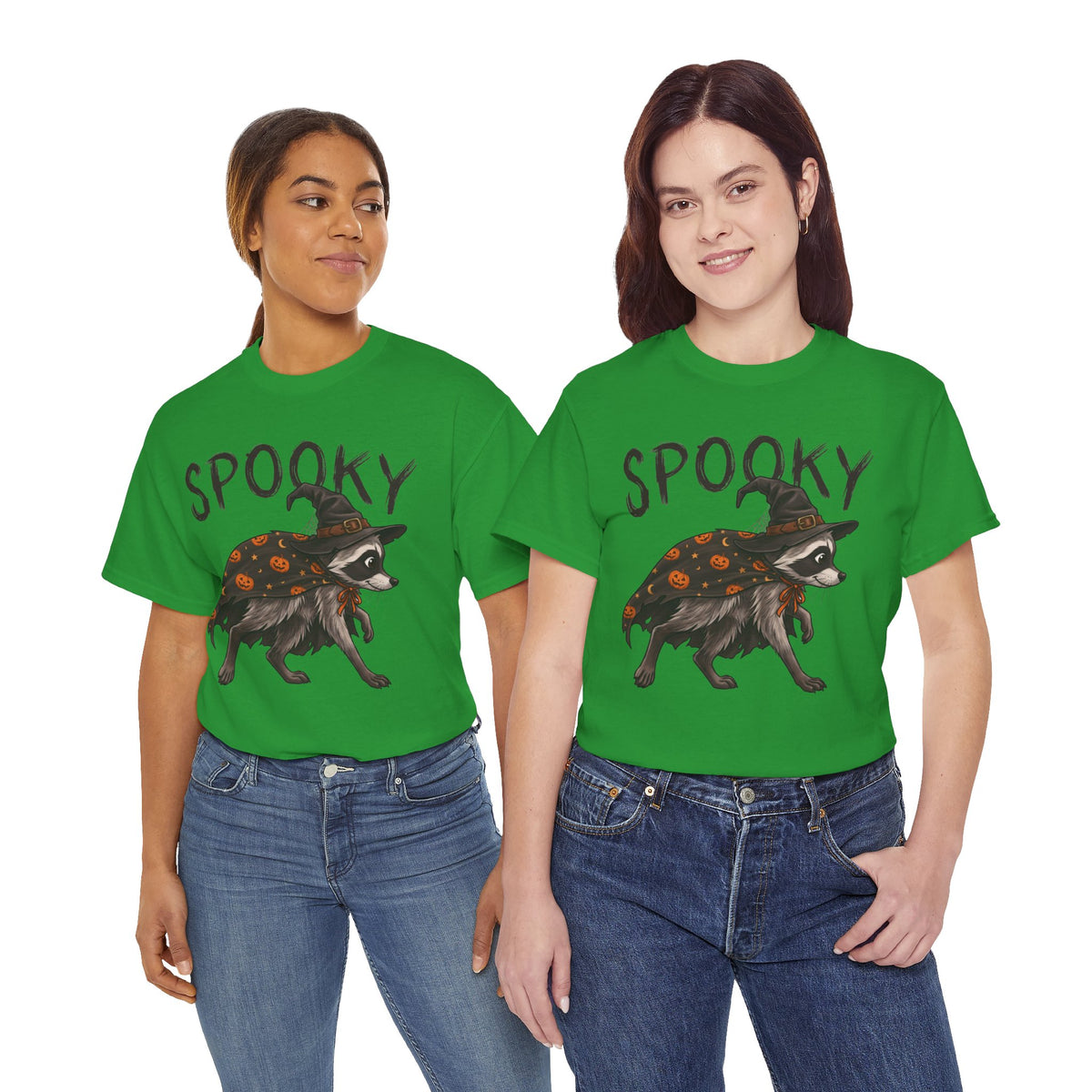 Spooky Raccoon Witch T-Shirt