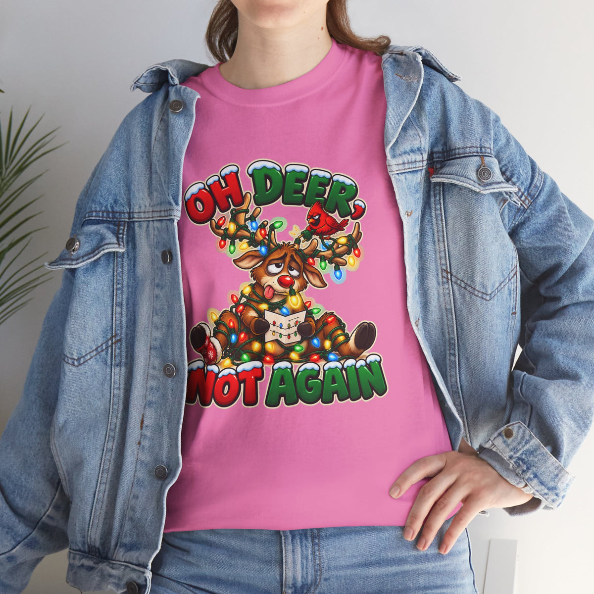 Oh Deer, Not Again Christmas T-Shirt