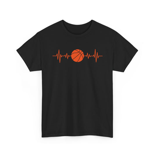 Basketball Heartbeat Shirt – Sports Lover Tee