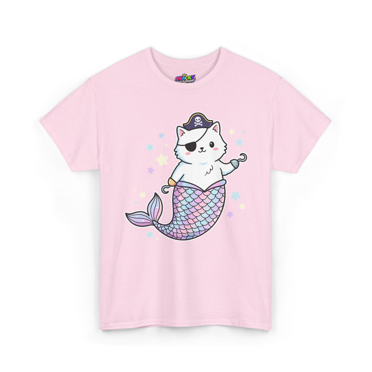 Pirate Mermaid Cat T-Shirt