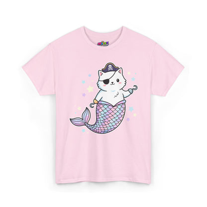 Pirate Mermaid Cat T-Shirt