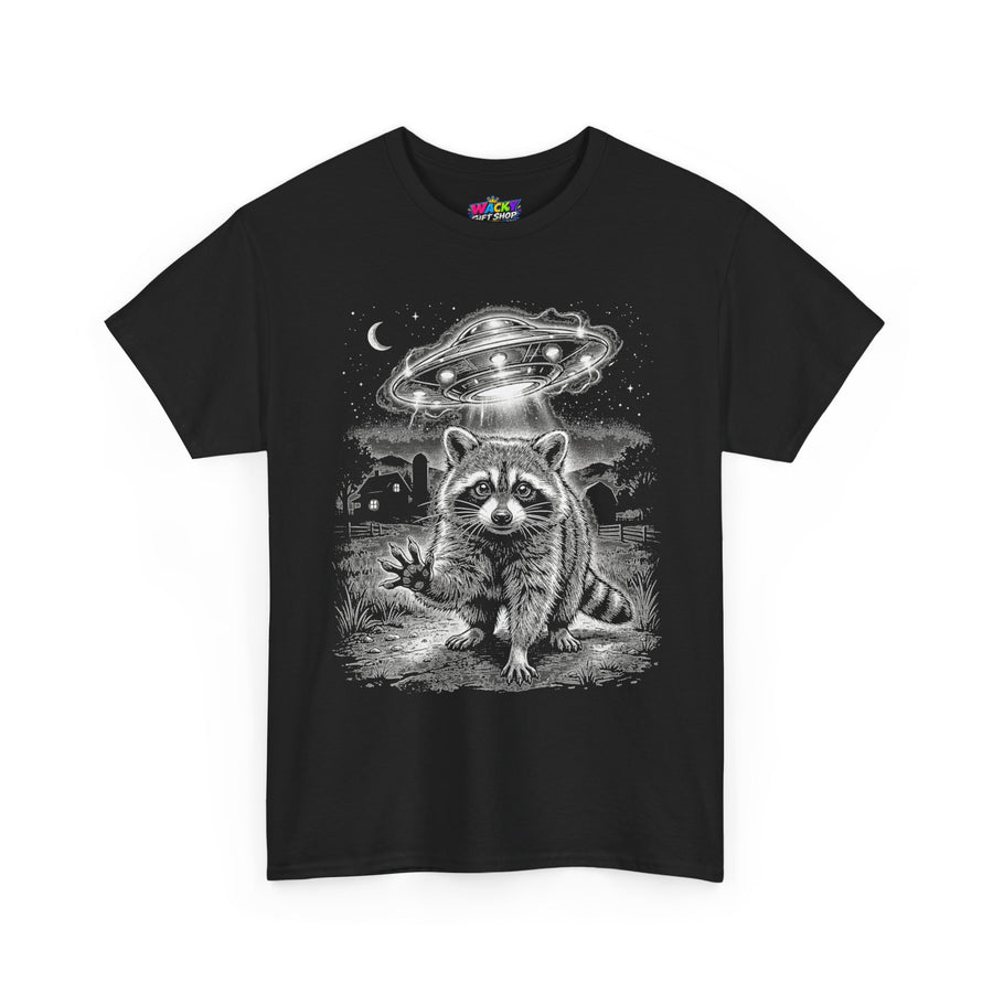 Raccoon UFO Encounter T-Shirt