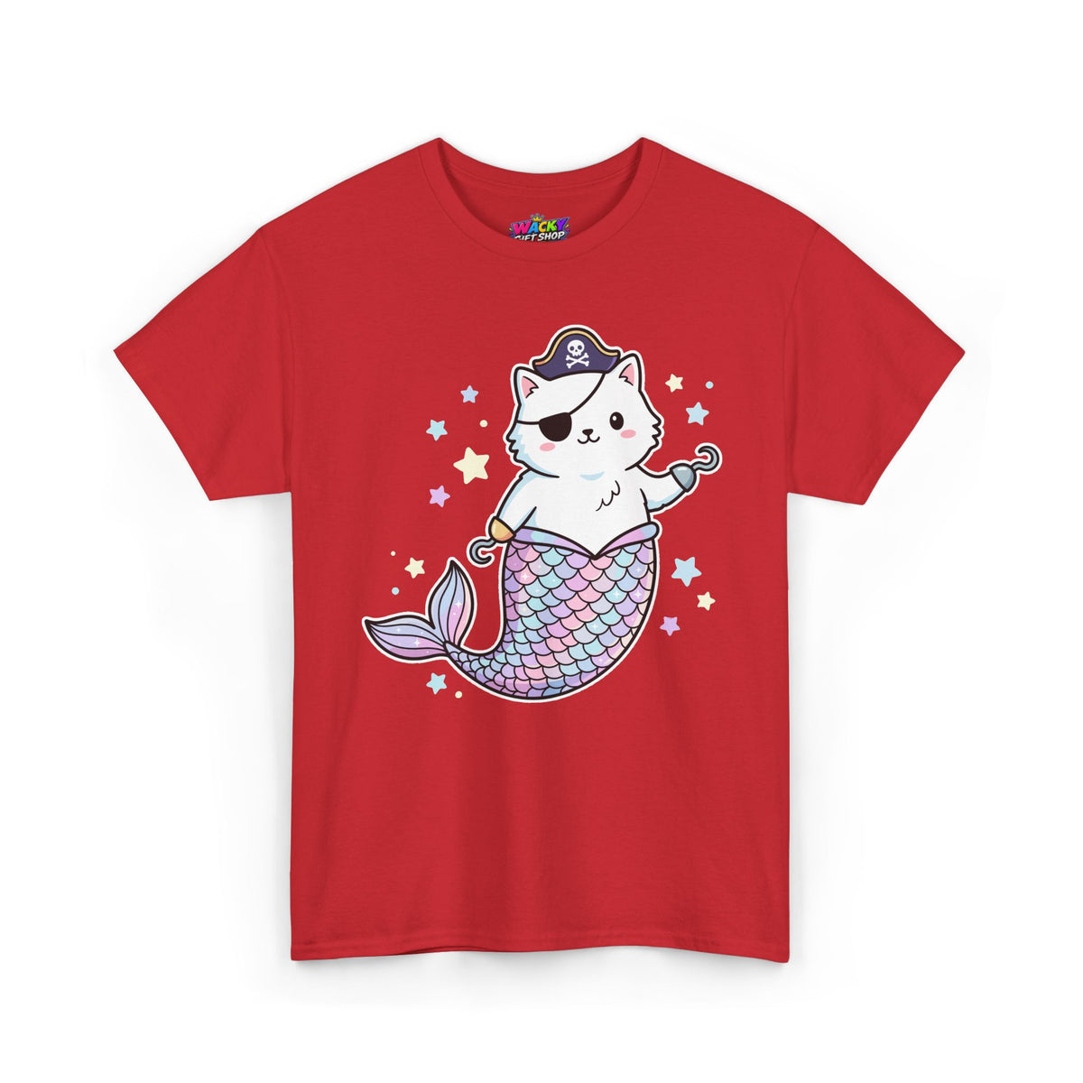 Pirate Mermaid Cat T-Shirt