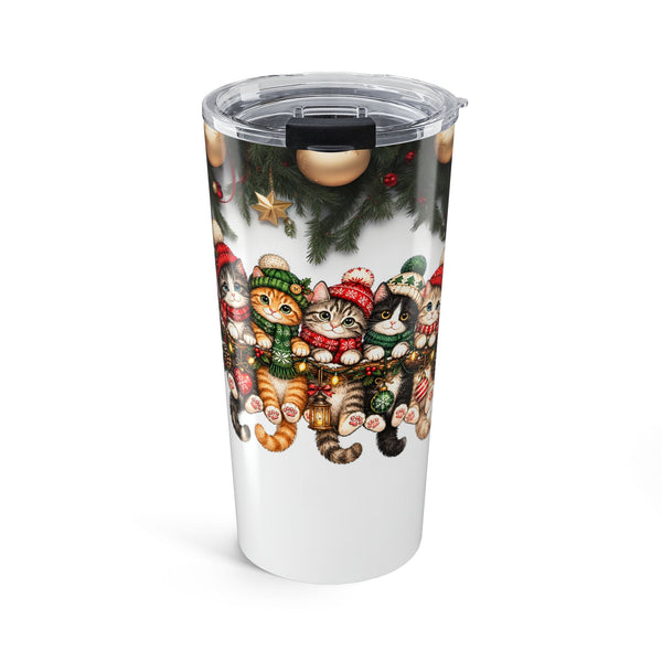 Christmas Kittens 20oz Tumbler – Cute Holiday Cat Drinkware