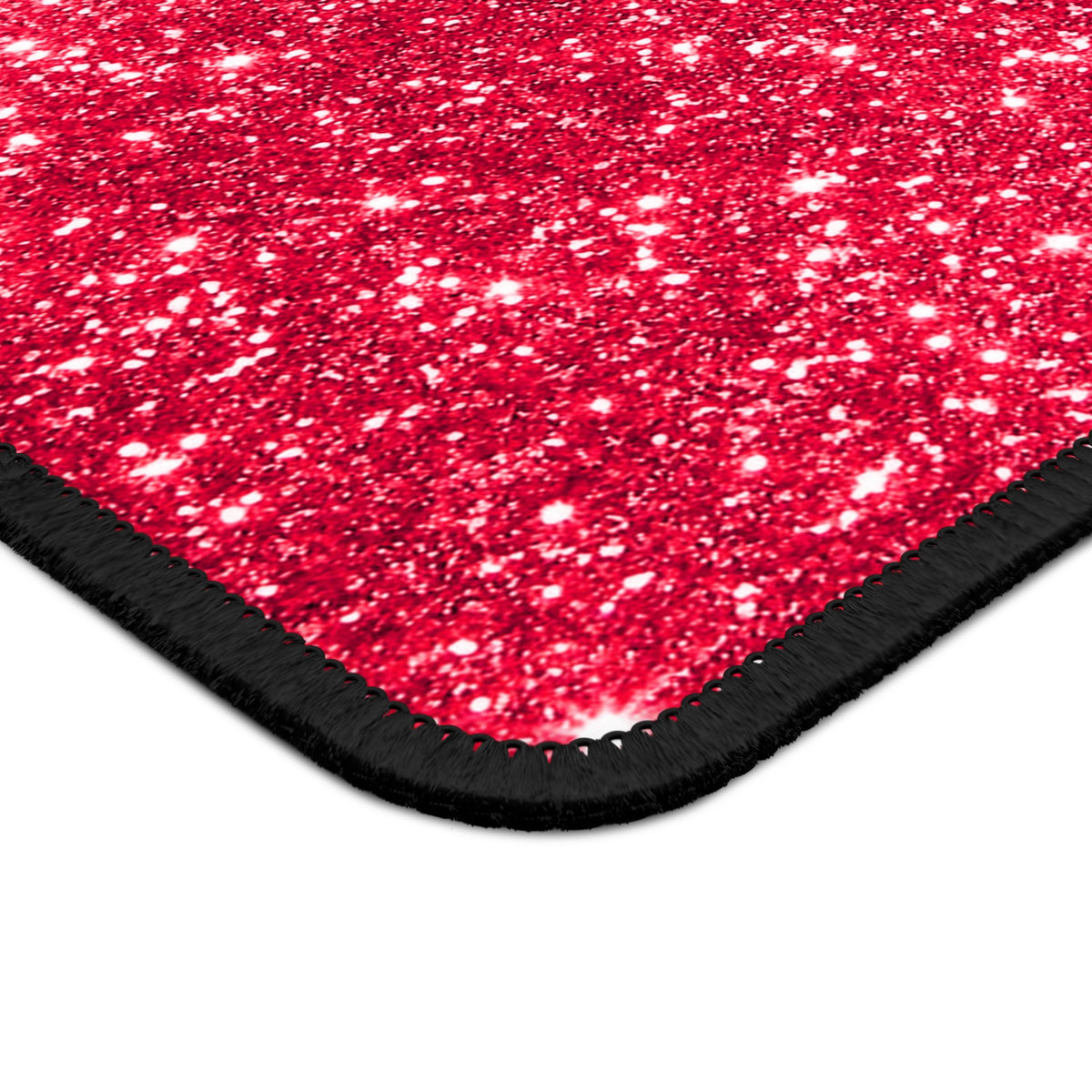 Ruby Red Glitter Mouse Pad