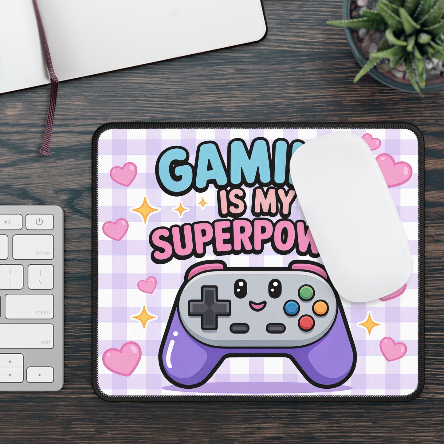 Gaming Is My Superpower Kawaii Mouse Pad