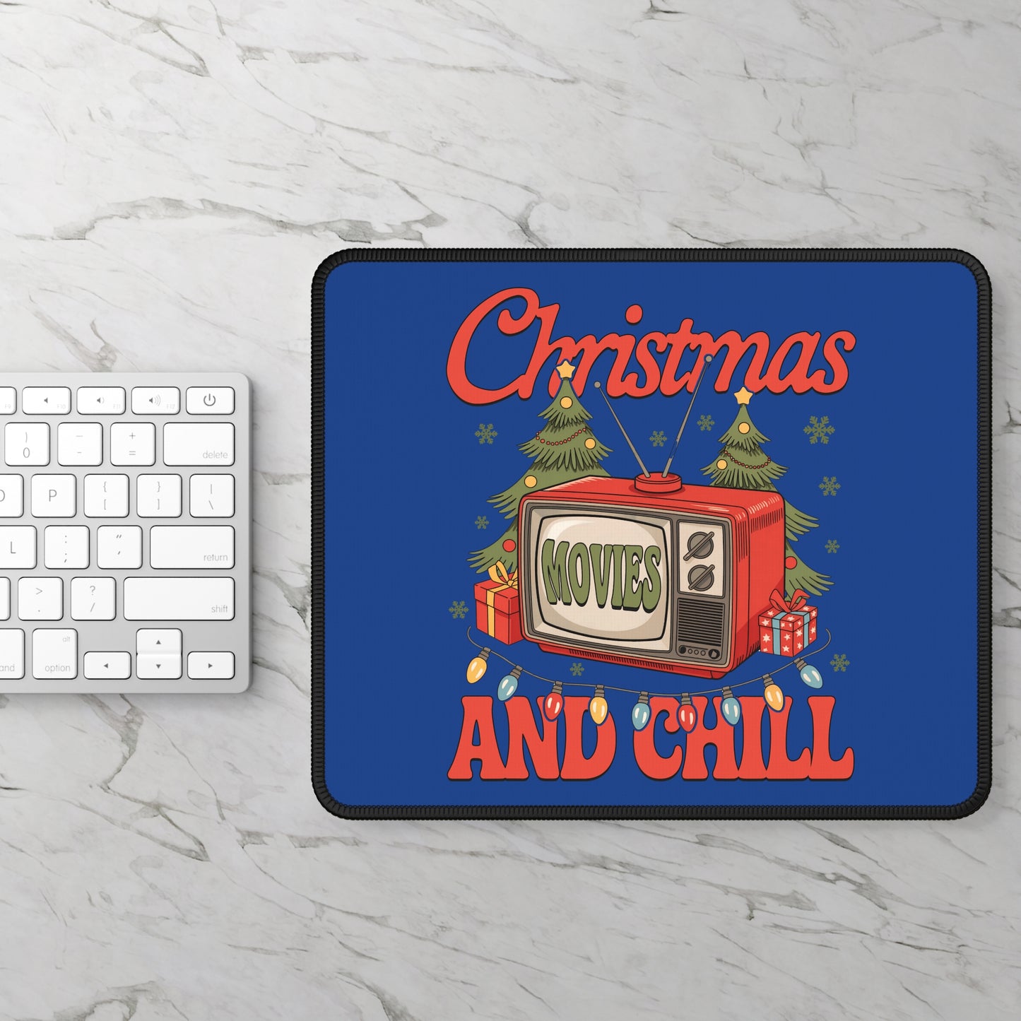 Christmas Movies and Chill Mouse Pad