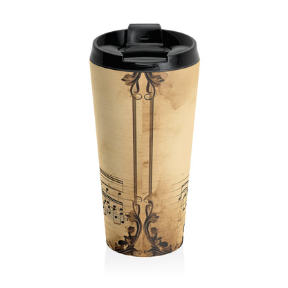 Vintage Sheet Music Travel Mug