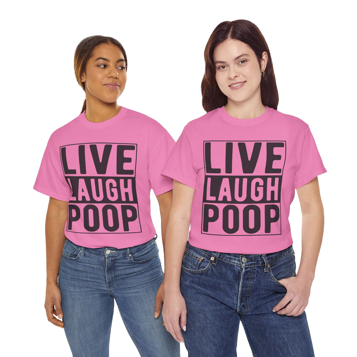 Live Laugh Poop Funny T-Shirt
