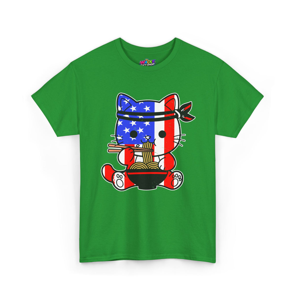 Patriotic Ramen Cat T-Shirt