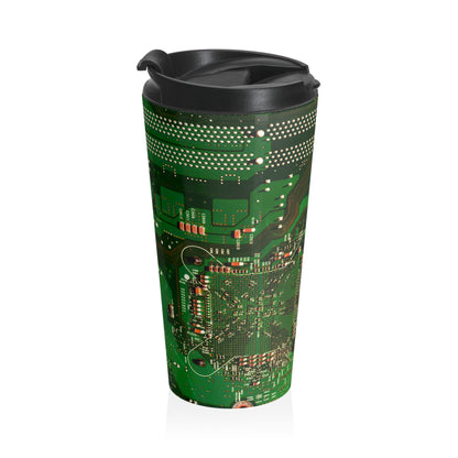 Tech Circuit Mug – 15oz Stainless Steel Travel Cup