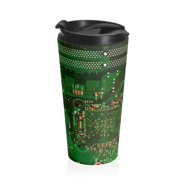 Tech Circuit Mug – 15oz Stainless Steel Travel Cup